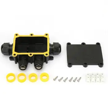 

Plastic Electronic Enclosure Waterproof Project Instrument Case DIY Housing Junction Box For Street Lamp Flood Light 130x70x35m