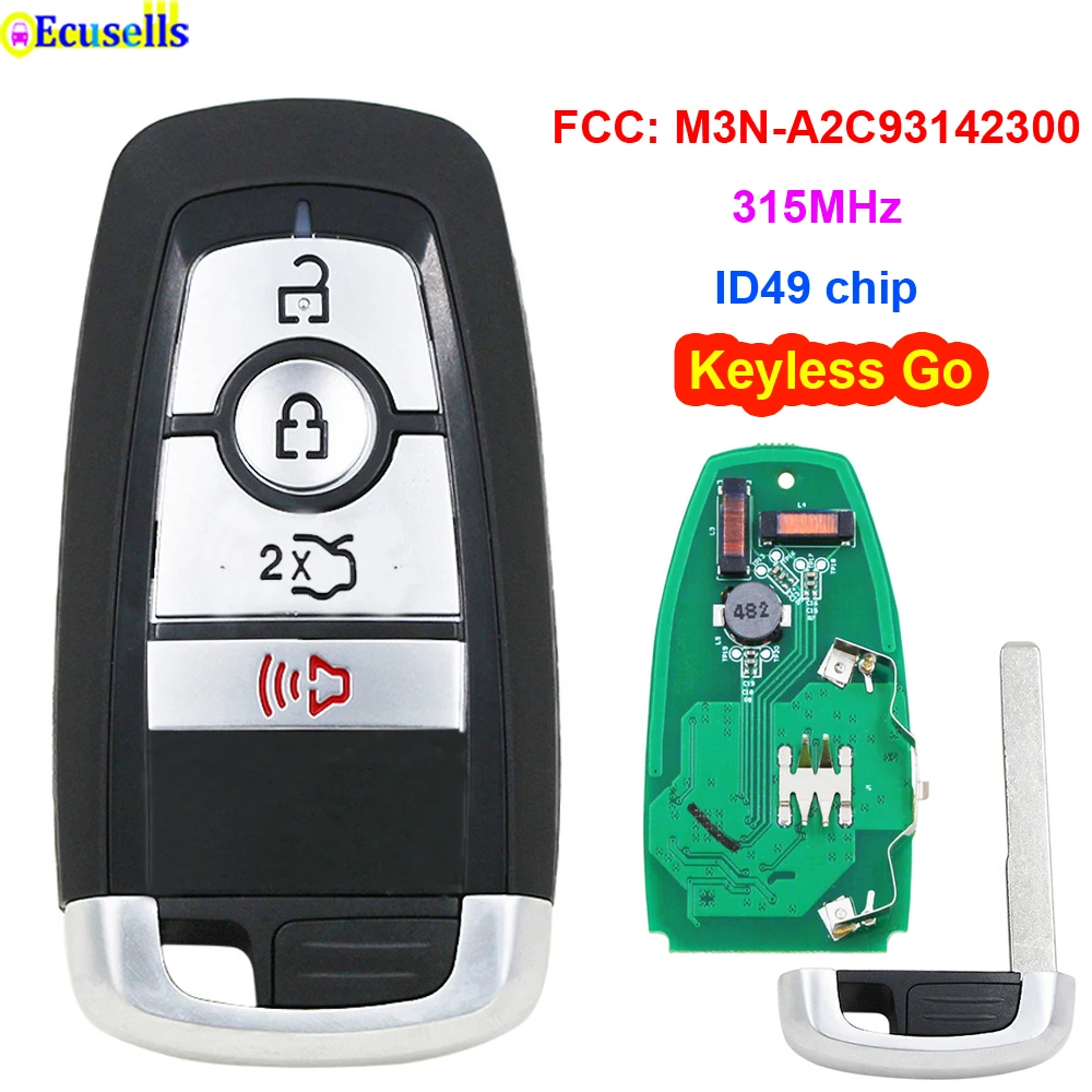Производитель оригинального оборудования/Aftermarket 4B Смарт ключа RFID Перейти пульт