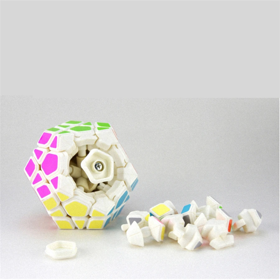 Пластиковый магический куб Megaminx, скоростные игрушки для детей, мини крученая игрушка, 12 сторонний кубик, новинка, Cubo Stress Cubo Magico, профессиональный пазл EE50MF
