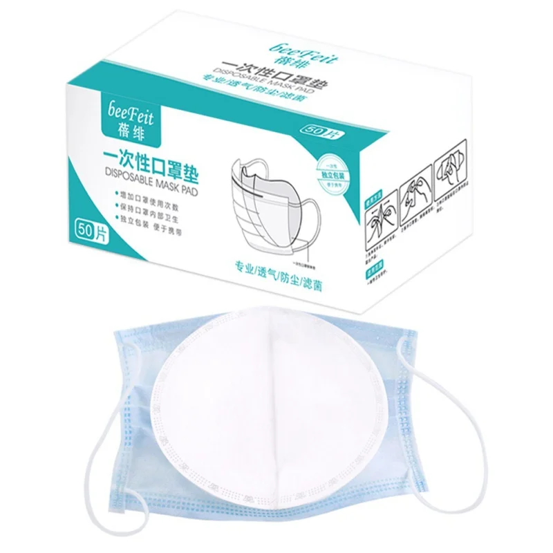 

50PCS Disposable Mask mouth Mask 3 layer eanti dust mask Activated filter Windproof Mouth-muffle bacteria proof Flu Mask Pad