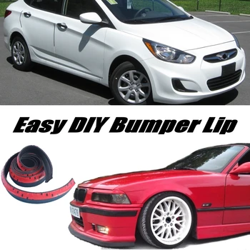 

NOVOVISU For Hyundai Excel Pony Brio Avega Fluidic Solaris For Dodge Brisa Attitude Bumper Lip / Front Spoiler Strip Skirt