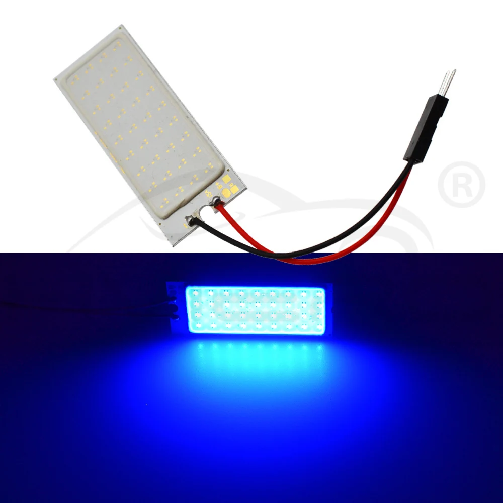 Hviero Red White T10 W5W C5W C10W 24 36 48Smd Cob Led Panel Auto Reading Map Lamp Panel light Dome Festoon BA9S 3Adapter DC 12v Car Led