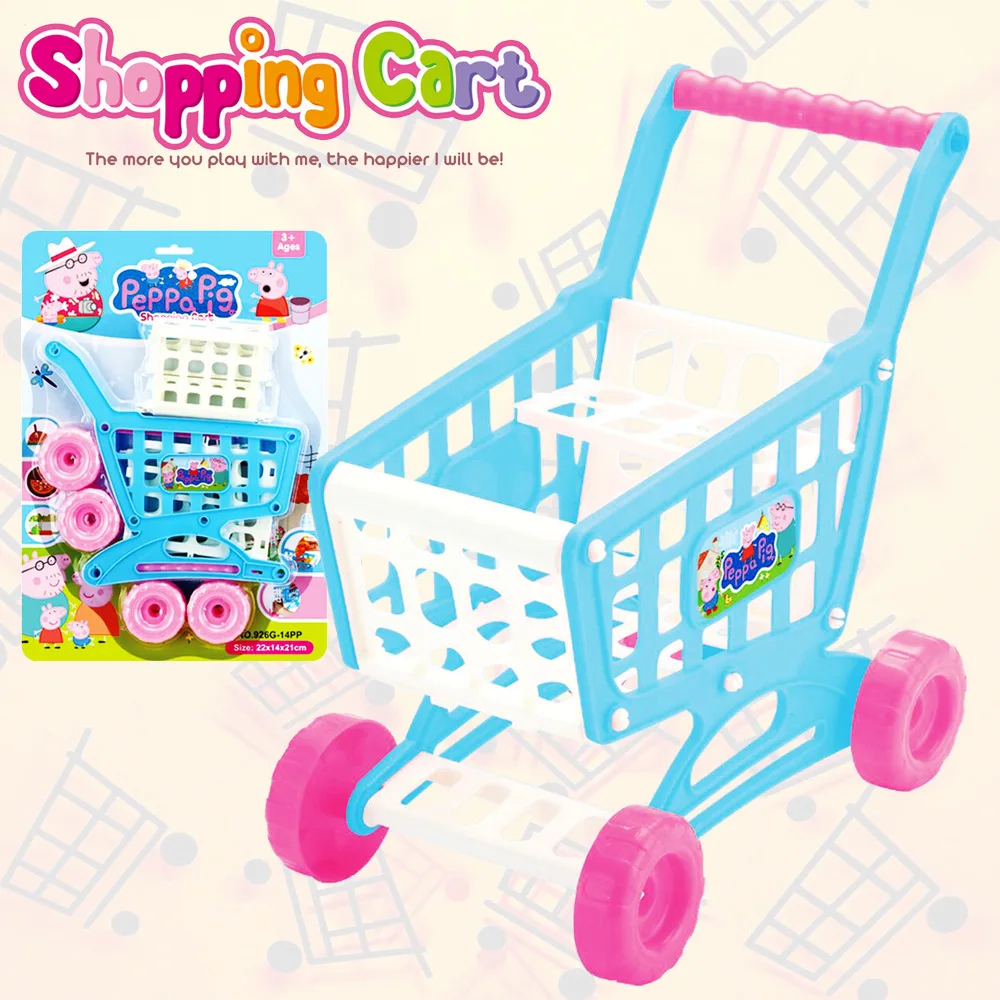 Горячая Shoppingcart игровой дом модель корзина для покупок игрушка детский торговый набор комбинация