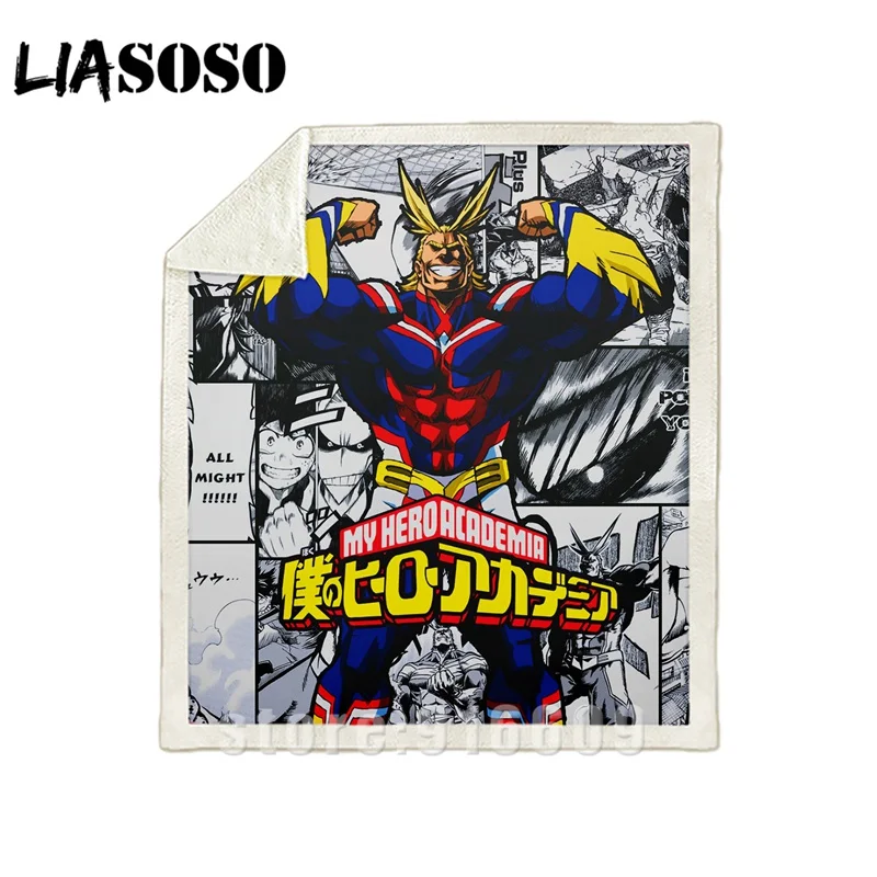 Диван-кровать с рисунком автомобиля My hero Academy Boku no hero офис Harajuku набивное Одеяло-покрывало для путешествий одеяло квилт для софы A30