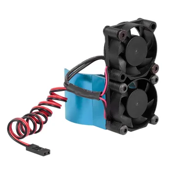 

540 545 550 Motor Heat Sink Heatsink with Fan Himoto 1:10 Cooling Head Vent Top JST for 1/10 RC Car Traxxas HSP HPI Axial SCX10