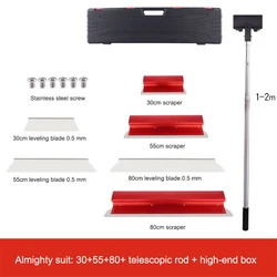 Kit para alisamento de drywall, conjunto de espátulas para remoção de massa, ferramenta para raspagem