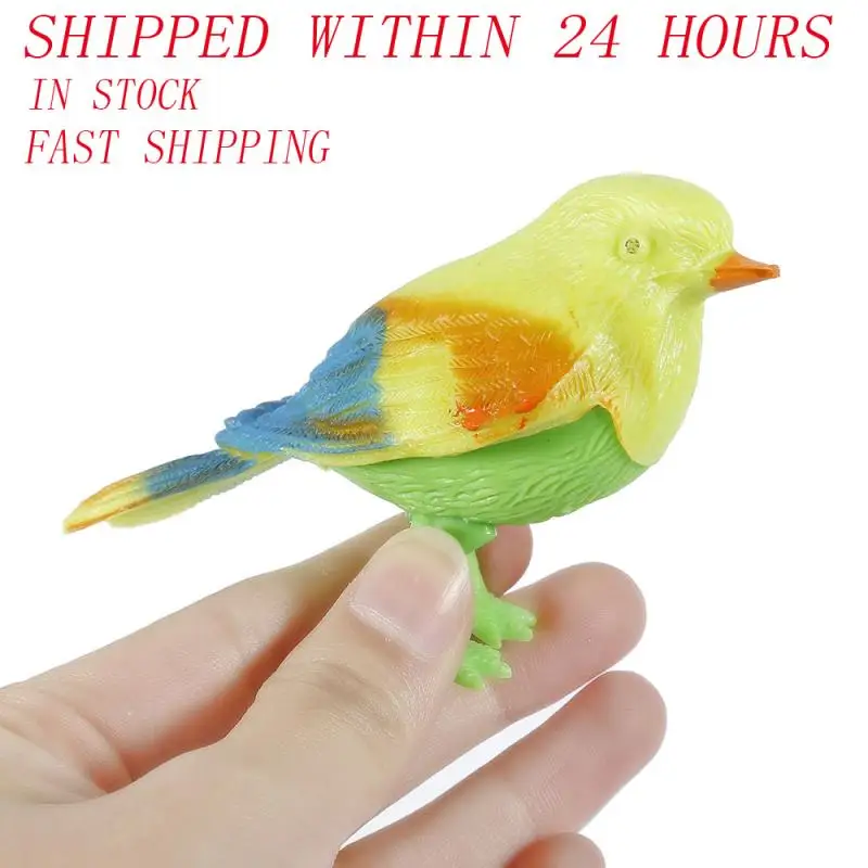 New Pet Interactive Electronic Toy Sound Voice Control Gift Singing Bird 