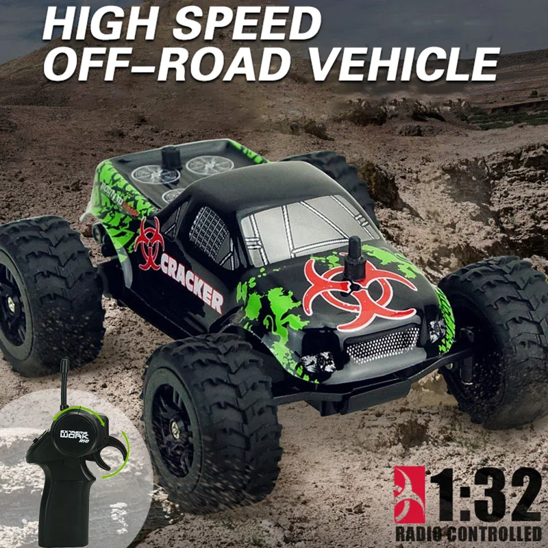 1:32 RC внедорожный автомобиль 4WD высокая скорость 20 км/ч гоночный 2 4G