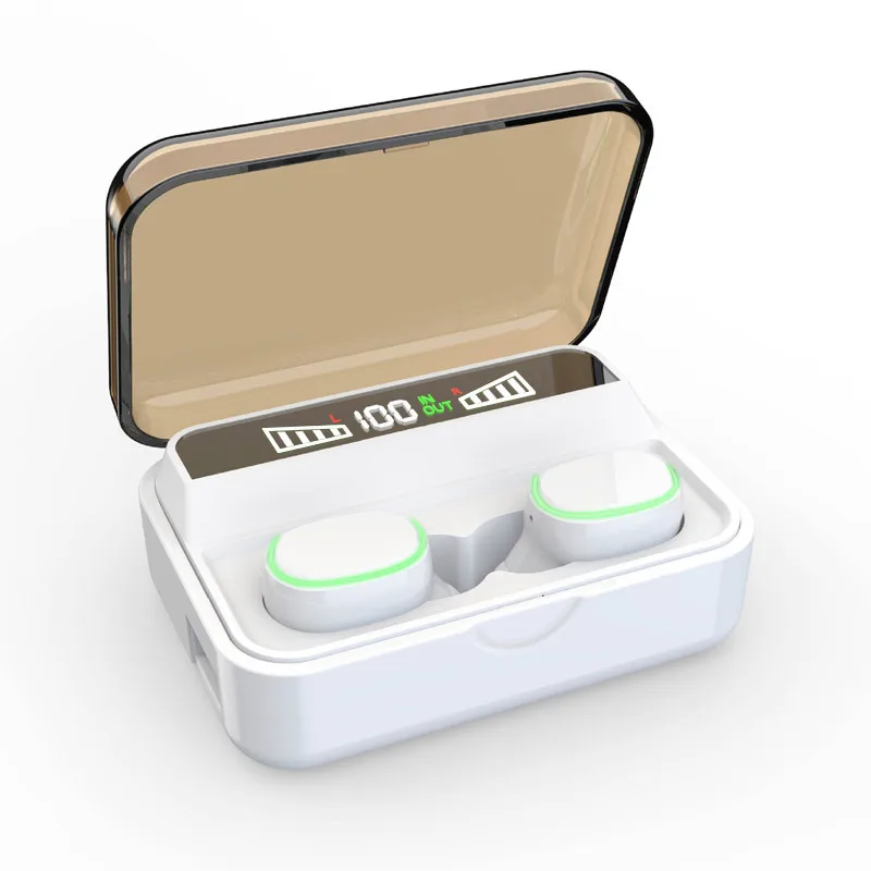 TWS Bluetooth 5 0 гарнитура 2200 мАч зарядная коробка Беспроводная 9D стерео спортивная