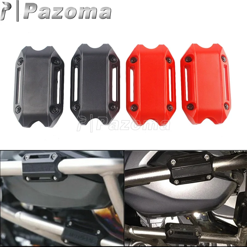 25 мм защита двигателя Бампер протектор Декор блок для Honda CRF1000L NC700X VFR1200X Suzuki V Strom DL