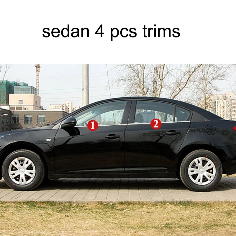 Нержавеющая сталь окна автомобиля планки для chevrolet cruze 2008 2009 2010 2011 2012 2013 Lacetti Premiere