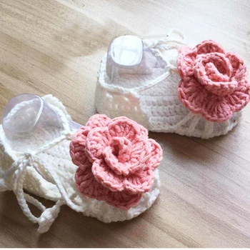 

QYFLYXUE Stereoscopic pink flower sandals baby toddler shoes garden shoes