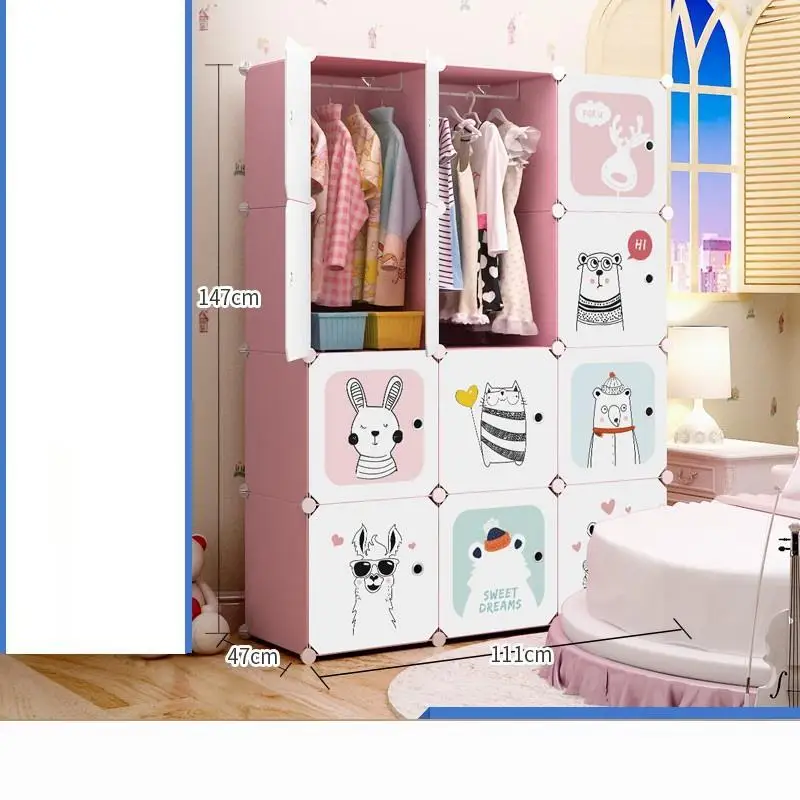 MODEL B Penderie Almacenamiento Armario Ropa Mobili Armoire/рада предложить покупателям кровать шкаф Спальня мебель Mueble де Dormitorio шкаф - Цвет: MODEL B