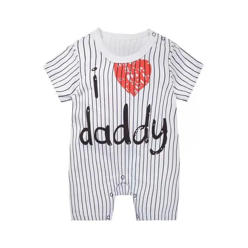 Слоновая кость Детский цельнокроеный комбинезон с короткими рукавами и рисунком для мальчиков; пуловер из хлопка; Детский комбинезон для девочек - Цвет: Слоновая кость