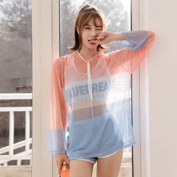 

Surf Suit Swimsuit Woman Two Pieces Women Swimming Costume Girl Korean Hot Bathing Letter Polyester Sierra Surfer Two-Piece