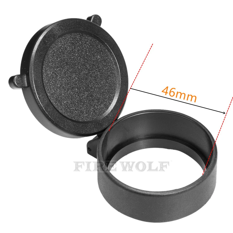 Enhanced Rifle Scope Protective Lens Cover - Quick Flip Spring-Loaded Cap