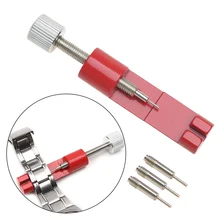 1 шт. металлический регулировочный ремешок для часов, ремешок для часов, браслет, шпильки для удаления, инструменты для ремонта, набор с 3 запасными иглами