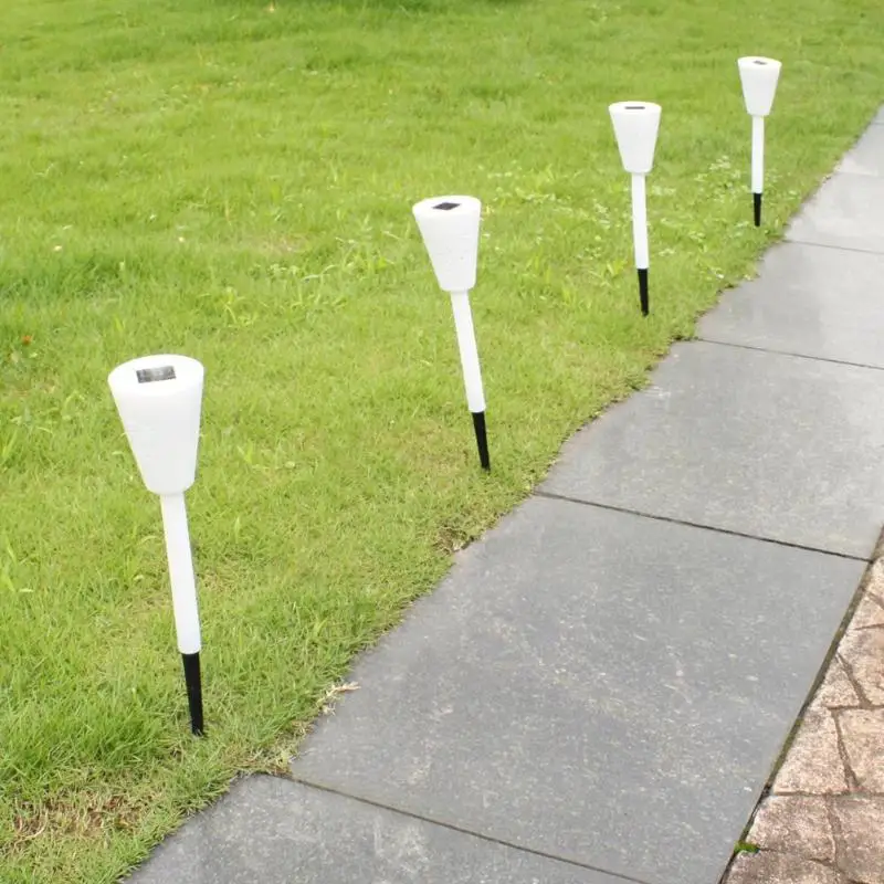 

3pcs Solar Lawn Lamps Outdoor Waterproof High Temperature Resistance Courtyard Hollow Out Inserting Floor Lights Villa Decor