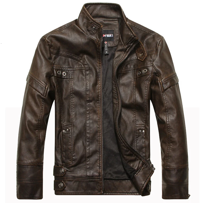 Кожаная мужская Мотоциклетная Куртка Jaqueta De Couro Masculina Motoqueiro Casaco, мужская кожаная куртка-бомбер, мужская куртка s Veste Homme