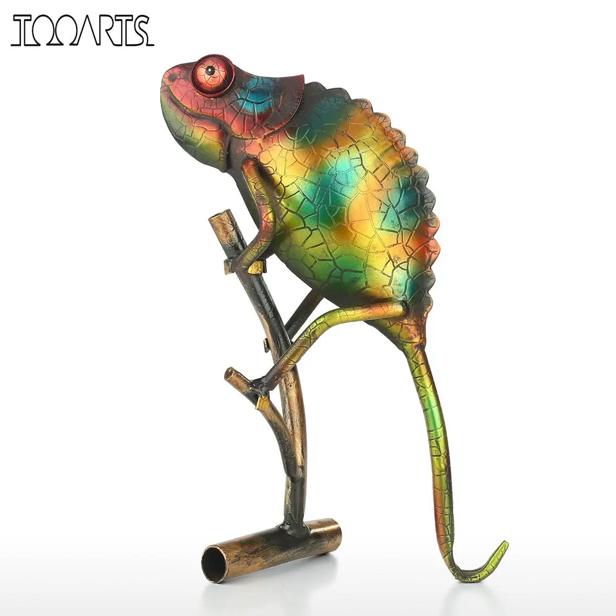 

Lizard Animal Figurine Ornaments Home Furnishing Art Metal Sculpture home decoration accessories Gift for boyfriend statue chien