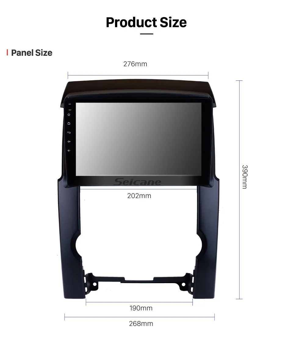 Cheap Seicane Android 9.0 Navi HD 10.1" 2Din GPS Car Radio For KIA Sorento 2009 2010 2011 2012 Touchscreen Multimedia Player Head Unit 13