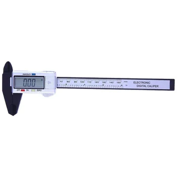 

150mm/6inch LCD Digital Electronic Carbon Fiber Vernier Caliper Gauge Micrometer