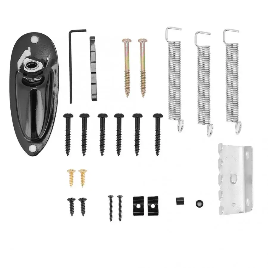 1 Set DIY Electric Guitar Kits Pickguard Back Cover Bridge System For Style Guitars