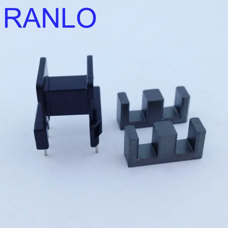Transformer Bobbin Ferrite Core 20pcs EE16 Horizontal Bobbin PC40 Ferrite Core 8Pin (4+4)