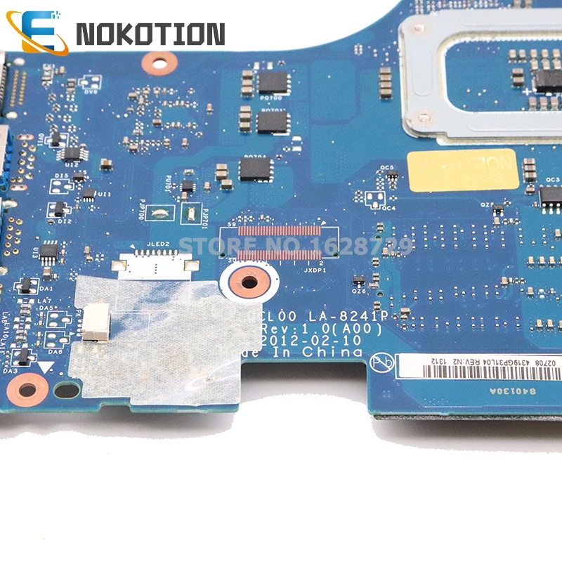 NOKOTION QCL00 LA-8241P CN-0PYFNX 0pyfnx PYFNX ноутбук материнская плата для Dell Vostro 3560 V3560 PC материнская плата HM77 DDR3