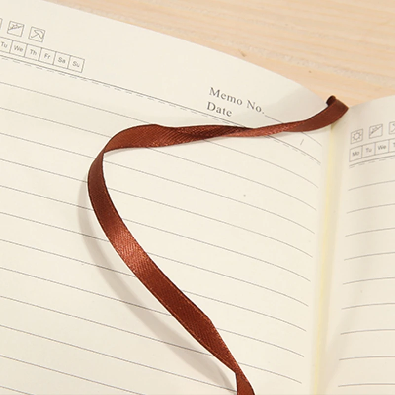 Hot Leather Notebook Business Personal Diary with Lock Code Thick Notepad Stationery