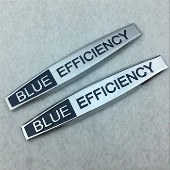 

2PCS Blue Efficiency TEC HYBRID Fender Side Sticker Emblem for Benz W203 W204 W211 W210 W124 CLA GLA GLK300 A car styling