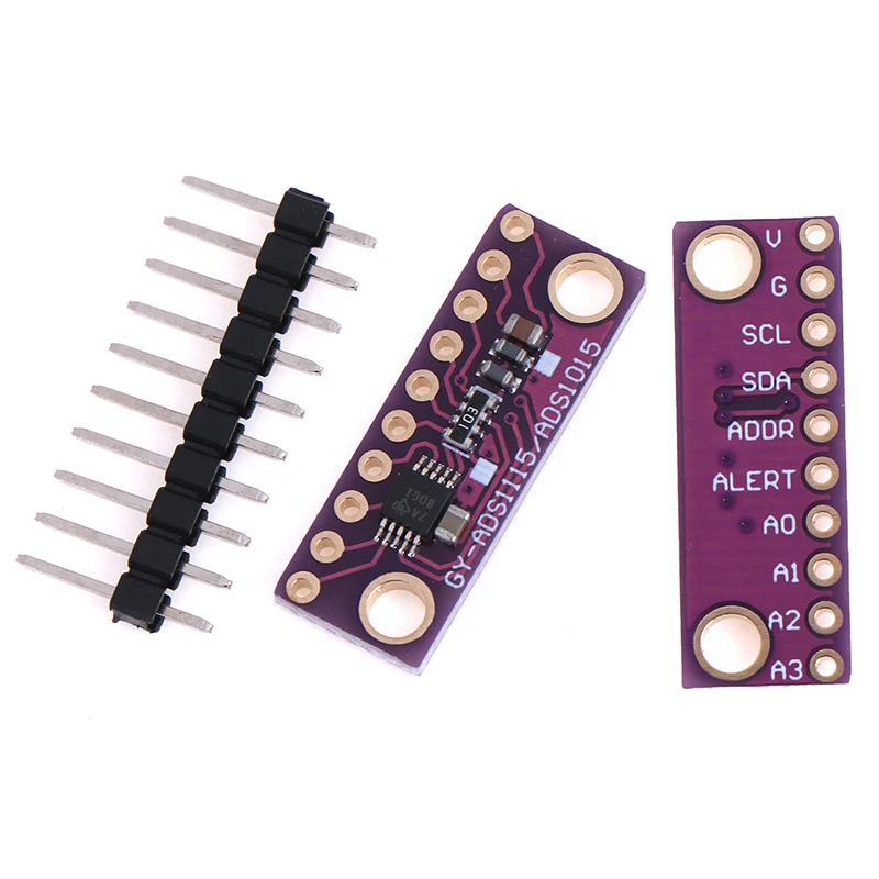 I2C ADS1115 16 бит АЦП 4 канала модуль усилителя с программируемый усилитель 2,0 V до 5,5 релейный модуль для Arduino RPi