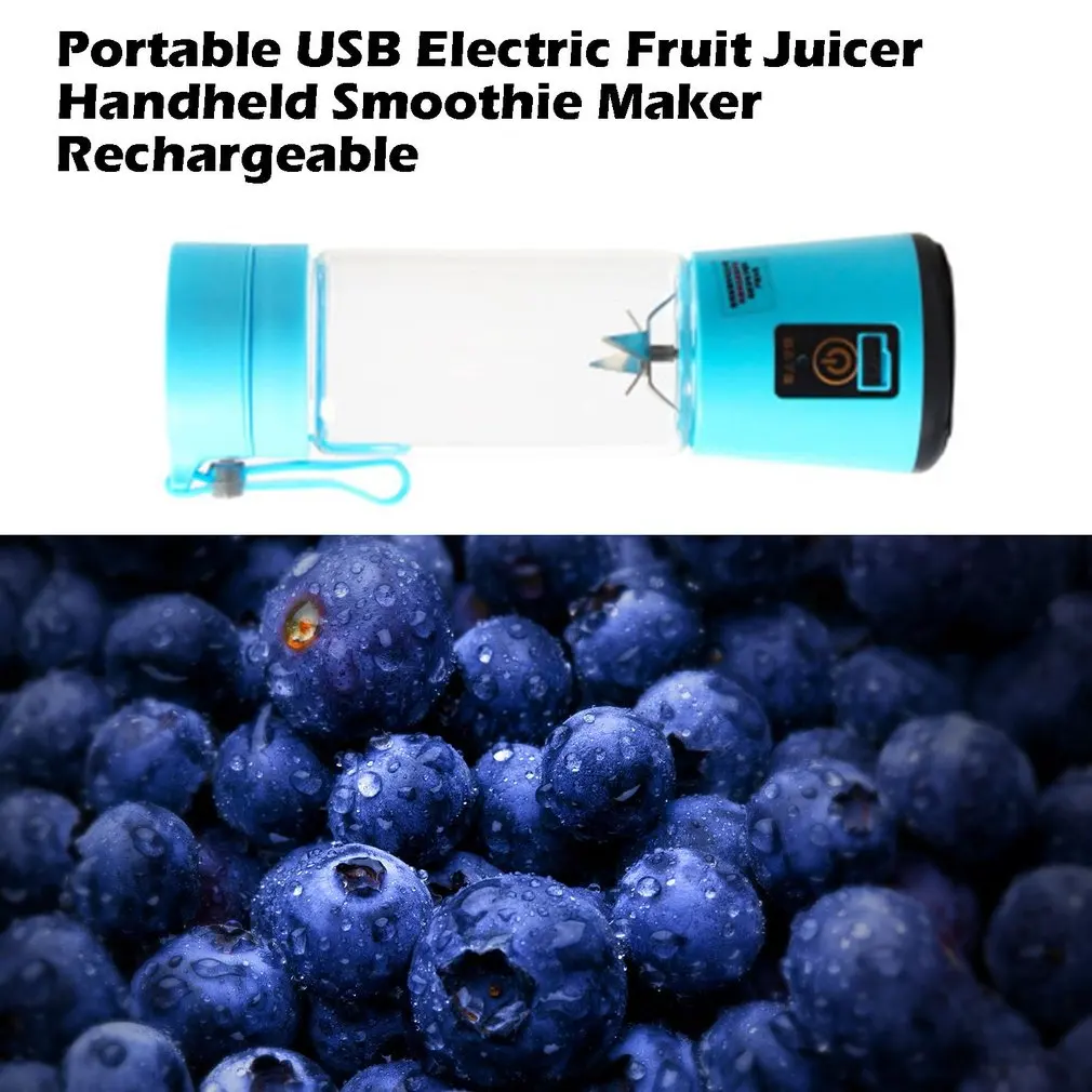Портативный размер USB электрическая соковыжималка для фруктов ручной смузи блендер перезаряжаемый Мини Портативный сок чашка для воды