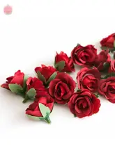  Silk Rose Artificial Flowers Heads Wedding Decoration Home Room Decor Interior Garden Party DIY Garland Accessories Fake Plants 