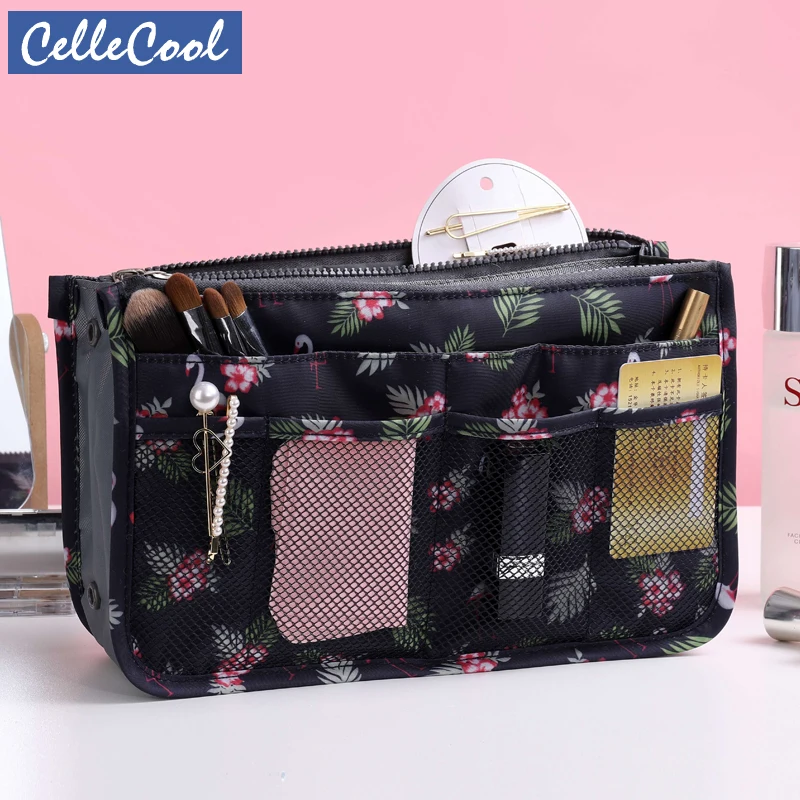 Handbag Makeup-Bag Toiletry-Kit Travel-Organizer Neceseries Small New 