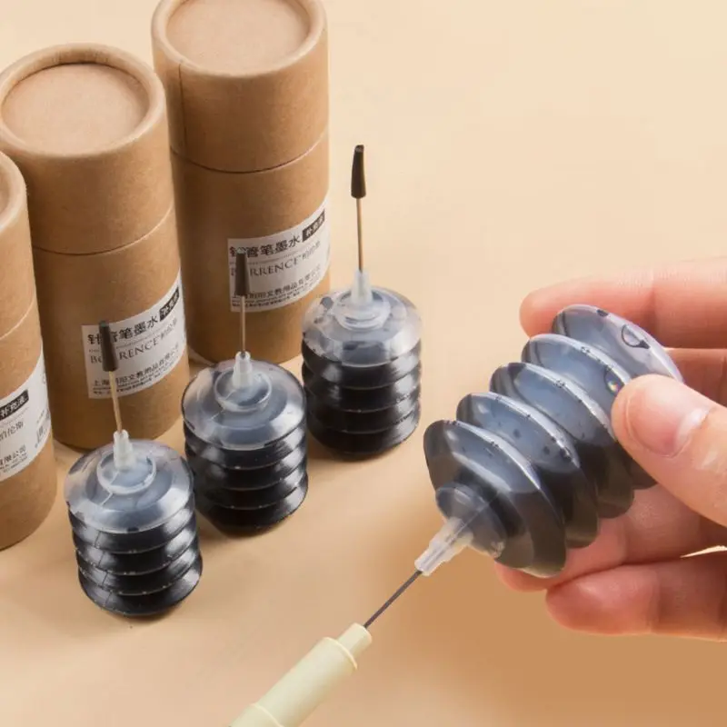 Гладкие пишущие черные чернила для маркерных ручек с плоскогубцами набор канцелярские принадлежности для школьников, студентов офисные принадлежности