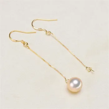 

Pearl Earrings fittings factory diy jewelry making Earrings Base Settings Gold Filling Classic Earrings Findings for Women charm