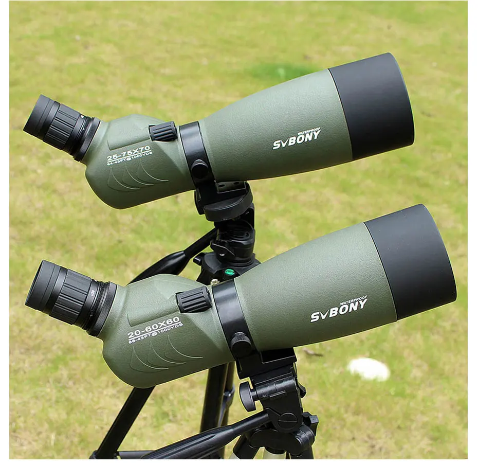 SVBONY Зрительная труба SV14 BAK4 Zoom 25-75x70mm 45De Зрительная труба Birdwatch телескоп+ телефонный адаптер+ 2 штатива F9310