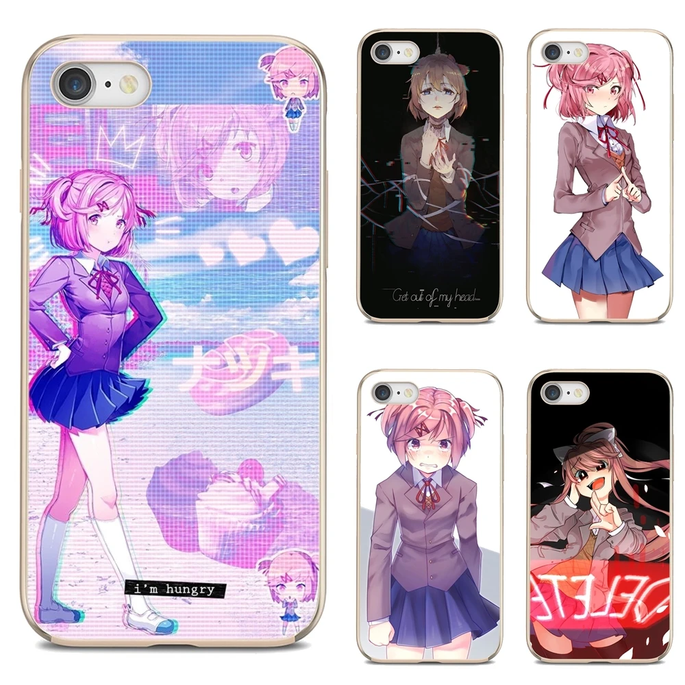 Мягкий чехол для Xiaomi Redmi 2 S2 3 3S 4 4A 5 5A 6 6A 7A 9 9T 9C 9A Pro Pocophone F1 Чехлы viedo-game-Doki-Literature-Club |