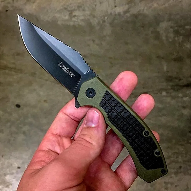 New Arrival K 8760 folding pocket outdoor knife 8CR13 blade ABS handle camping hunting Tactical Survival fruit knives EDC tools |