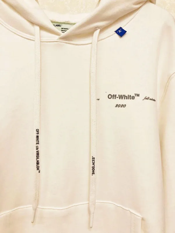 Бело-ow 19ss осенью и зимой неполной эскиз 3M на расстоянии куртка со светоотражающими элементами пара мужской свитер