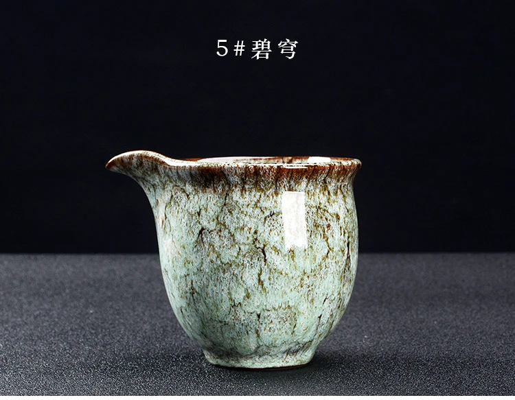 Китайский teaware justice чайное Кольцо большого размера грубая Керамика ручной набор для чая керамика глазурованная кунгфу разделитель Униформа чашка