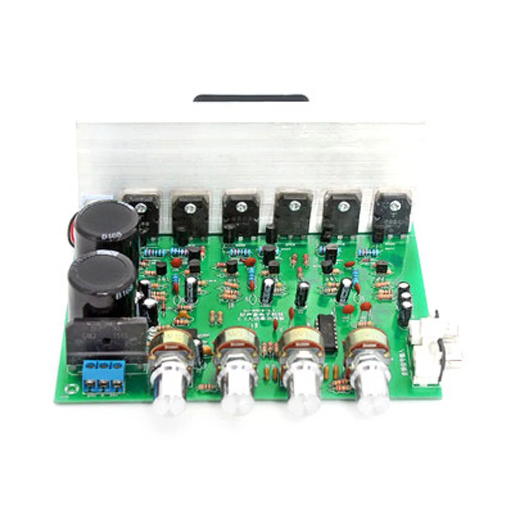 2.1 서브우퍼 300W 고출력 증폭기 보드 C5198/A1941 Toshiba 페어 튜브 3 채널