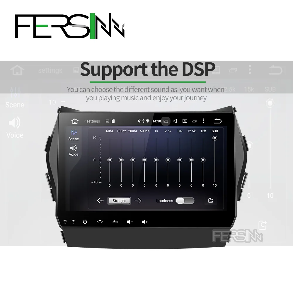 Fersinny CIX459060 Android 9,0 PX30 автомобильный dvd gps Видео Радио плеер 1 din для hyundai IX45 Santa fe 2013 автомобильный навигатор