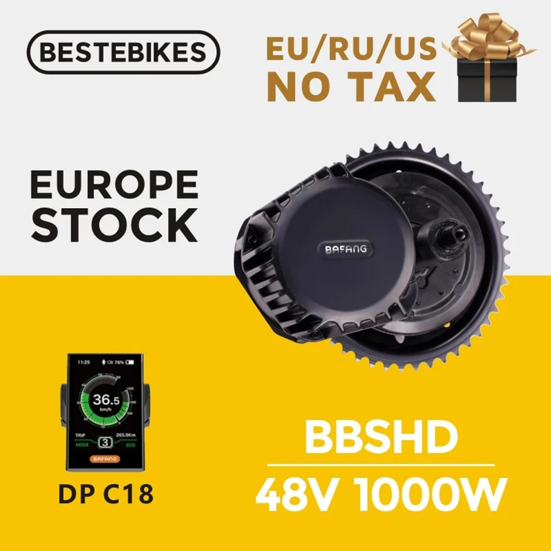 

Bafang motor bafang BBSHD 1000w 48V bbs03 mid drive bafang motor electric bike motor conversion kit 1000w