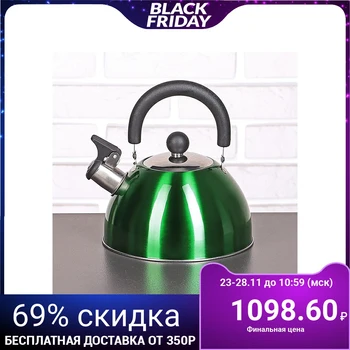 

Whistle kettle 2 l "Green gloss", color green