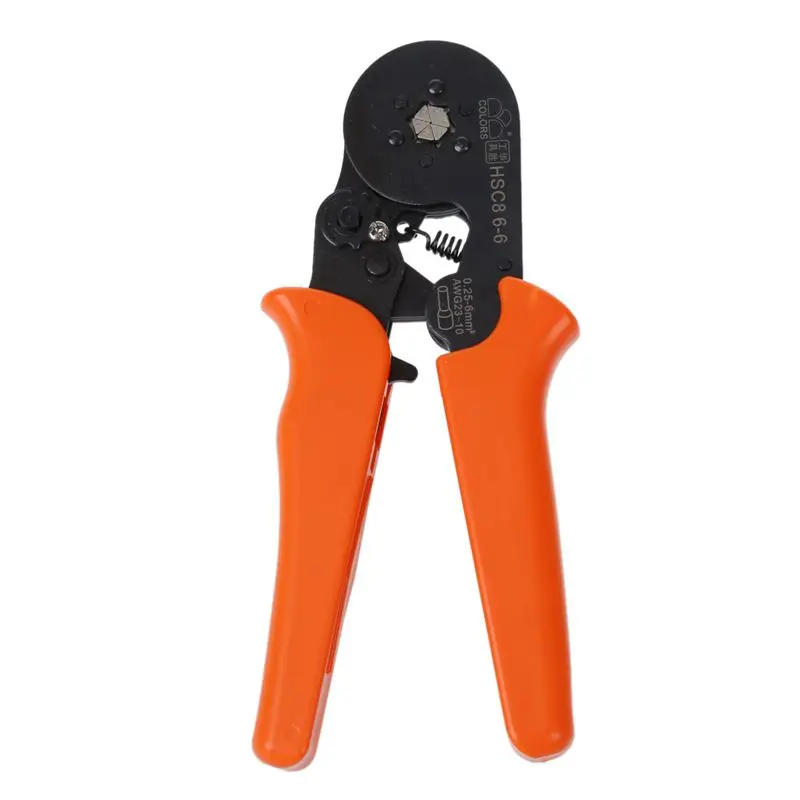 

Crimper Plier HSC8 6-6 Self-adjustable Wire Cable Crimper Crimping Tools Used for 0.25-6.0mm² Cable End-sleeves