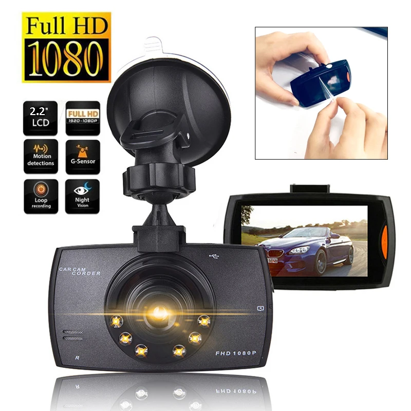 Мини Портативный полный DH 1080P Автомобильный видеорегистратор с датчиком для