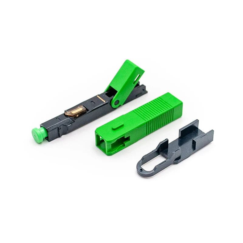 sc apc, pré-esmalte, conector sem polimento 50 100 200 peças por lote