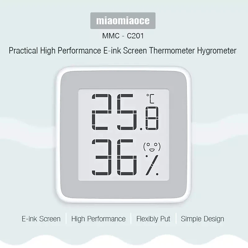 Xiaomi MiaoMiaoCe E-Link Цифровая влажность метр Высокоточный термометр датчик температуры и влажности ЖК-экран умный дом